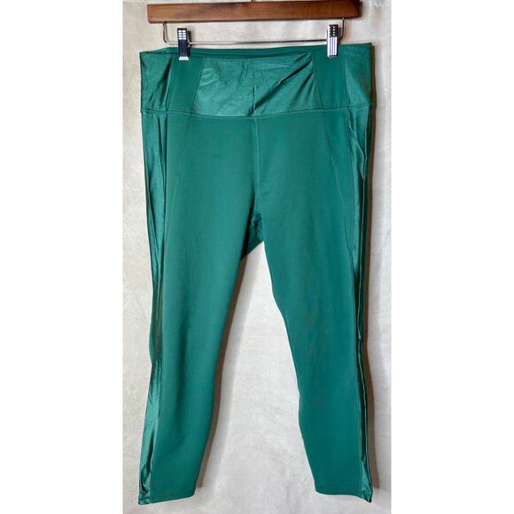 Fabletics 3-pc Workout Set w/ Cropped Hooded Jacket Green Size XL - Picture 12 of 16